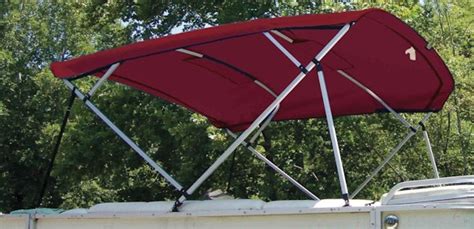 - If you are purchasing just a Sunbrella replacement pontoon top and boot these are custom made to order and may require a 15 restock fee if returned. . Sunbrella bimini top replacement canvas